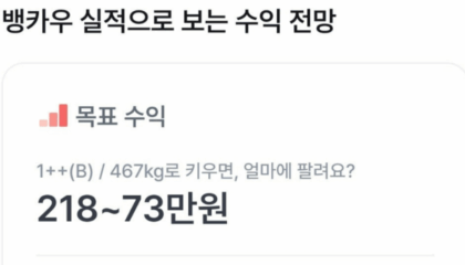 뱅카우 한우 조각투자 이벤트 중간 점검